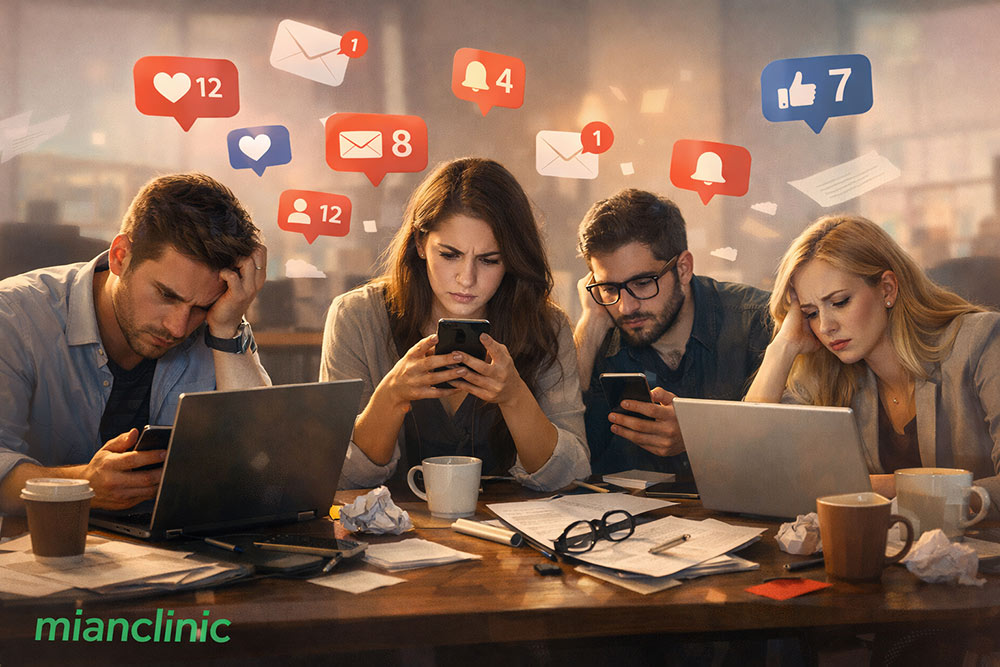 اعتیاد به اینترنت | میان کلینیک